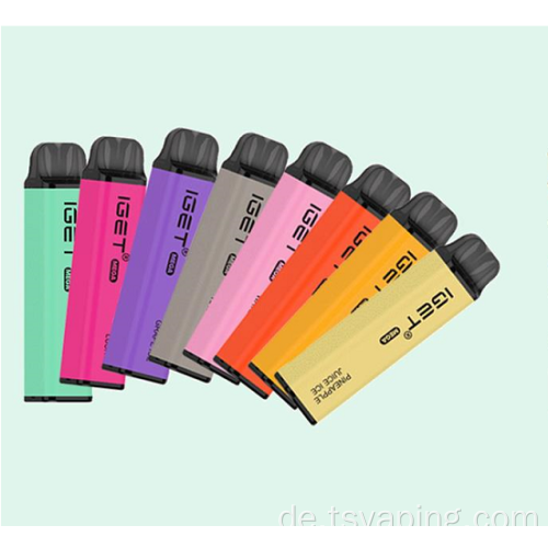 Iget Mage 3000 Puffs Vape Haveable Pod Schwarz schwarz